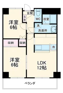 住彩苑【4階】の間取り