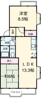 メゾン福谷2【201号室】の間取り
