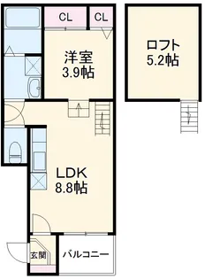 SAISON NOUVELLE【1階】の間取り