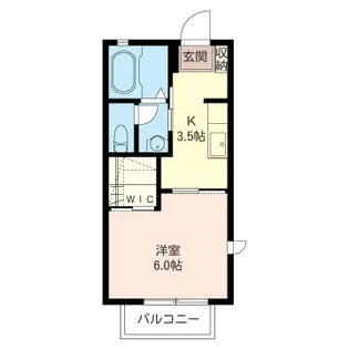 レフィナードビビエンダ【201号室】の間取り