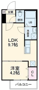 アラウンドスカイ【2階】の間取り