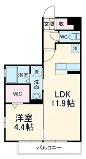メゾン新守西【2階】の間取り