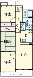 丸美ロイヤル常磐【702号室】の間取り