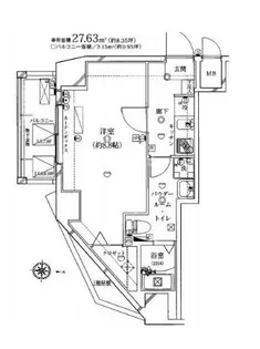 ガリシア王子神谷【7階】の間取り