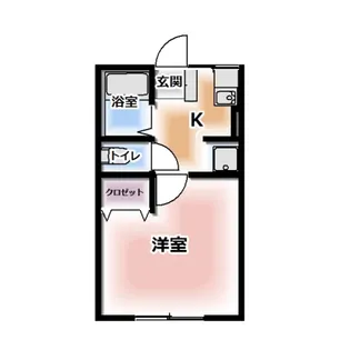 スカイハイム【1階】の間取り