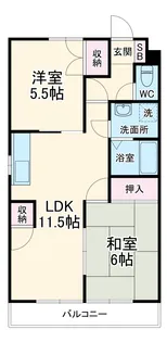 ボナールトノオカ【2階】の間取り