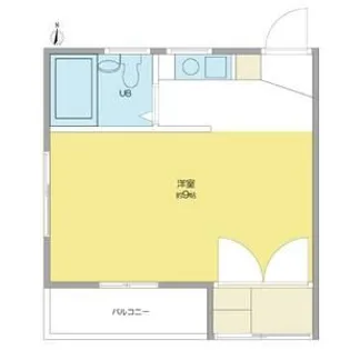 打出コーポ【205号室】の間取り