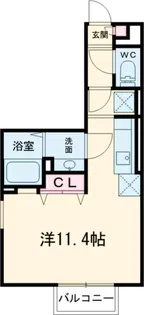 プライムコート弦巻【2階】の間取り