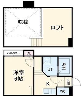 Creo八田壱番館【1階】の間取り