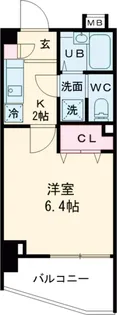 エコロジー都立大学レジデンス【4階】の間取り
