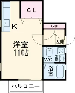 スターヴァレイ イーサイド【203号室】の間取り
