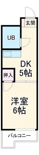 メゾン堀ノ田【4階】の間取り
