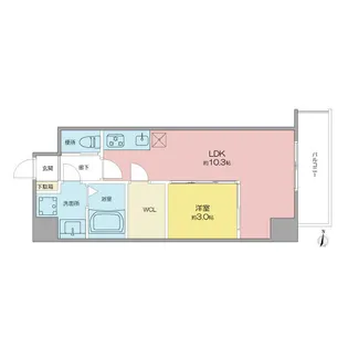 BMG RESIDENCE【8階】の間取り