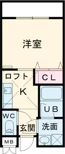 万町ハイツ【2階】の間取り