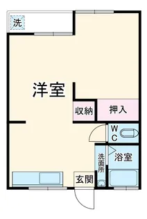 コーポ阿倉川【1階】の間取り