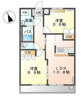 エレガンスⅢ【1階】の間取り