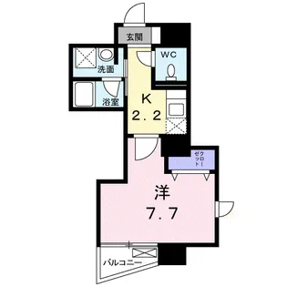 エテルナーレ浦和常盤【8階】の間取り