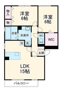 ウィスタリア C【3階】の間取り