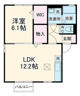 ラナコート【1階】の間取り