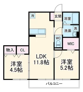 K・Island 参番館【3階】の間取り