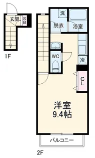 グランコート山王【2階】の間取り