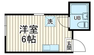 ユナイト日吉クイーン・マカダミア【2階】の間取り