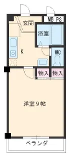 AMENITY中央【302号室】の間取り