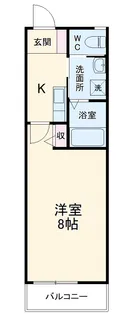 エステートピアM6【2階】の間取り