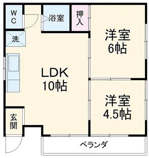 コーポT&T【302号室】の間取り