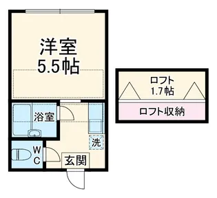 パンシオン日進【2階】の間取り