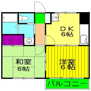 ケントコート三番町【301号室】の間取り