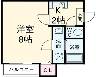 クレフラスト新守山南【A201号室】の間取り