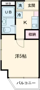 プライム王子神谷【1階】の間取り