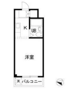 サウスフィリー【3E号室】の間取り