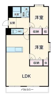 ビューラーあけぼの【3階】の間取り