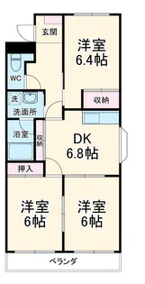 コンフォースMK【2階】の間取り