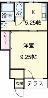 フォレストコート ルイーズ【1階】の間取り