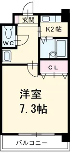 クレアールK・I【2階】の間取り