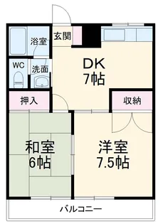 サンヒルズ柏【2階】の間取り