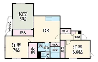 アーバンフラット天沼【2階】の間取り