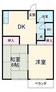 メゾンセラータナリタ【205号室】の間取り