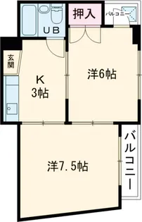 冨田ビル【3階】の間取り