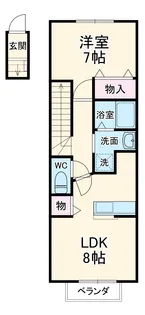 グリーンタウン2番館【2階】の間取り