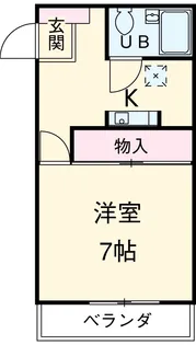 ヒルズ喜多山【402号室】の間取り