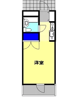 プラーズ徳延【408号室】の間取り