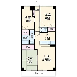 アクロプレステージⅠ【4階】の間取り