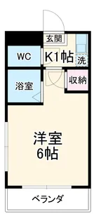 ラ・シャンブル【102号室】の間取り