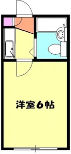 櫛引ハイツ【2階】の間取り