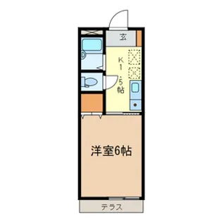 ライネスハイム【1階】の間取り