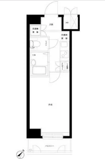 ルーブル西五反田弐番館【9階】の間取り